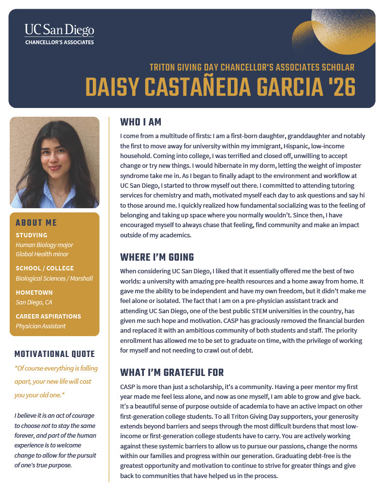 scholar impact statements